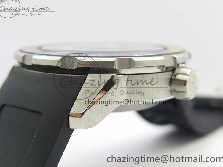 MIROTIME 0813 GoAnywhere Aquatimer SS IW356802 ZZF 1:1 Best Edition Black Dial on Black Rubber Strap MIYOTA 7128